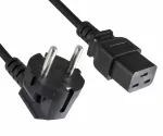 Kabel zasilający KS C 8305 do C19, 1,5mm², KC, 1,8m KS C 8305 (YP-22K) - C19, czarny