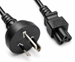 Cablu de alimentare Australia tip I la C5, 0,75mm², SAA, negru, lungime 1,80m