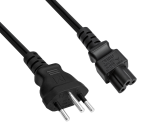 Cabo de rede Suíça tipo J (parcialmente isolado) para C5, 0,75mm², homologação: SEV, preto, comprimento 1,80m