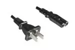 Power cable China NEMA 1-15P, type A to C7