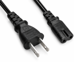 Netzkabel HYBRID Japan/Amerika USA NEMA 1-15P auf C7, AWG 18,NISPT-2. VCTFK/NISPT-2, PSE/JET/cULus