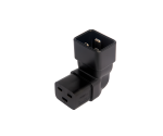 Adaptador de red acodado de C19 a C20, YL-3318L-2 IEC 60320-C19/20 acodado, inferior/superior