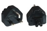 Toiteadapter IEC 60320-C5 Mickey Mouse Ühendkuningriigi G-tüüpi (BS1363) pistikule, YL-6014