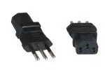 Stromadapter Netzadapter C13 Buchse auf ITA CEI 23-16 3pin Stecker Typ L, YL-4512