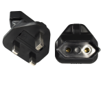 Toiteadapter Euro-pistikupesa 2pin IEC 60320-C6 Inglismaa UK tüüp G 3A pistikule, YL-6022