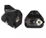 Power adapter Euro socket 2pin IEC 60320-C6 to England UK type G 3A plug, YL-6022