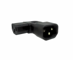 Adaptador de red acodado de C13 a C14, YL-3212L-1 IEC 60320-C13/14 acodado lateralmente, izquierda/derecha
