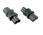 Adaptador de corriente, adaptador de red C13 a C6 Enchufe Mickey Mouse