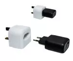 Adaptador de corriente Adaptador de red de la UE a enchufe tipo G del Reino Unido, 3 A, blanco