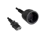 Netz Adapter Kabel C14 auf Schutzkontaktbuchse