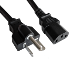 Netzkabel Amerika USA NEMA 6-20P auf C13, SJT 14/3C 105°C, schwarz, Länge 2,00m