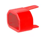 Push-on-muhvi C14:lle, SecureSleeve, punainen