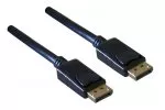 DisplayPort Kabel, 2x DP Stecker, VESA genormt, Version 1.3, 5K3K, schwarz, Länge 2,00m, DINIC Polybag