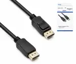 DisplayPort 1.4 Kabel, 2x DP Stecker, 8K, Box, 1m Unterstützung 8K/60Hz, 32.4GbpS, schwarz