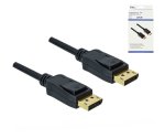 DisplayPort 1.4 cable, 2x DP male, 8K, box, 2m support 8K/60HZ, 32.4GBpS, black