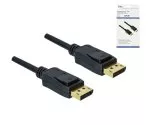 DisplayPort 1.4 cable, 2x DP male, 8K, box, 2m support 8K/60HZ, 32.4GBpS, black