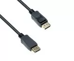 Kabel DisplayPort 1.4 męski-męski, obsługa 8K/60HZ, 32,4GBpS, czarny, DINIC Polybag, 2m