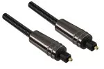 Premium Toslink Kabel Stecker auf Stecker, Dubai Range, schwarz, 2,00m