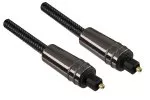 Premium Toslink Kabel Stecker auf Stecker, Dubai Range, schwarz, DINIC Blister, Länge 2,00m