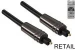 Premium Toslink Cable male to male, Dubai Range, black, 5,00m