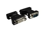 DINIC Monitor Adapter VGA Stecker auf DVI-I Buchse schwarz, Blister