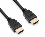Cavo HDMI da A ad A a 19 pin, alta velocità, canale Ethernet, 4K2K@60Hz, nero, lunghezza 1,00 m, sacchetto di plastica