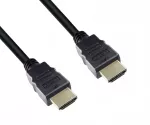 Kabel HDMI z wtyczką 19-pin A do A, wysoka prędkość, kanał Ethernet, 4K2K@60Hz, czarny, długość 2,00 m, woreczek foliowy