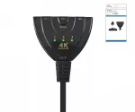 Switch box automatically 3 to 1 HDMI, DINIC Box 3 devices with HDMI connection to e.g. 1 TV set, DINIC Box with Eurohole