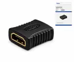 DINIC HDMI Adapter A Buchse auf A Buchse, vergoldete Kontakte, schwarz DINIC Box mit Euroloch