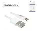 USB A auf Lightning Kabel 0,5m, weiss, DINIC Box