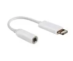 Adaptateur audio Lightning vers jack Aux Casque blanc