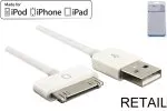 iPhone/iPad/iPod dock cable, 0.5m MFI certified, white