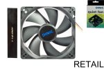 DINIC Lüfter 80x80x25, ultra leise 18,54dB(A), 12V, inkl. 3 auf 4pin Adapterkabel und Schrauben