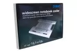 Chladič na 17-15palcový notebook, napájení ze sběrnice, 20cm ventilátor, ergonomický design, eloxovaný hliník