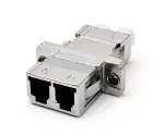 LWL Fibre Optic Kupplung LC/LC Multimode LC Buchse/Buchse, Lichtwellenleiter duplex