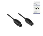 Toslink cable 2mm, 2m, black, box