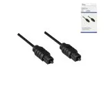 Kabel Toslink 2 mm, černý, krabička DINIC s eurootvorem, délka 2 m