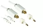 Toslink Cable 4mm incl. 2 mini Toslink Adapter, Monaco Range, white, 5,00m