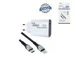 USB C power adapter 45W + USB-C to Lightning cable, fast charger with PD3.0 and PPS +Lightning HQ cable, black, DINIC box, 2m