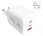 Chargeur/bloc d'alimentation DINIC USB C/C/A 65 W Chargeur rapide Power Delivery 3.0, technologie PPS, boîtier DINIC