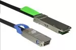 Kabel MADISON QSFP SFF-8436 do CX4 SFF-8470, 2 m posrebrzanego kabla miedzianego, AWG 28