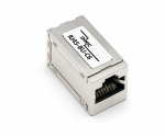 DINIC RJ45 6A/5e Kupplung Bu. auf Bu. bulk RJ45 Bu./Bu., geschirmt, Vollmetall