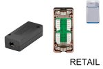 DINIC Cat.6 Verbindungsmodul, UTP/STP Anschlusstechnik über LSA, geschirmt, AWG 24