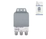 DINIC DiSEqC-LNB-Umschalter 2/1 für 2 LNBs auf 1 TV, DINIC Box mit Euroloch