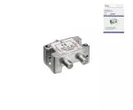 SAT distributor for satellite systems, 2-way, 5 - 2500 MHz, DINIC Box