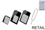 Sim Karten Adapter Set 4 in 1