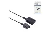 Univerzální telefonní prodlužovací přípojka DINIC, zástrčka TAE-F na spojku TAE-F, 4pólová, délka 3,00 m, DINIC Box