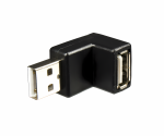 Adaptér USB zástrčka A do zásuvky A pod úhlem 90° nahoru