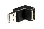 USB adapter A plug to A socket angled 90° upwards