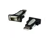 DINIC USB 2.0 Konverter USB auf seriell DB9, 0,80m Adapter USB A Stecker auf RS232 D-SUB 9 Stecker